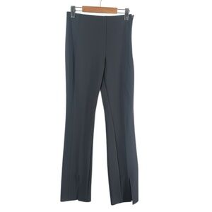 Athleta Move Easy Split Hem Pant grey career minimalist business casual sz 2p